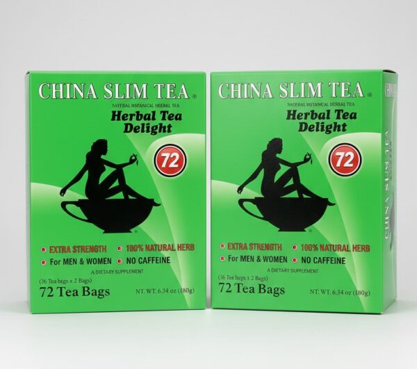 China Slim Tea Extra Strength 72 Tea Bags - Image 4