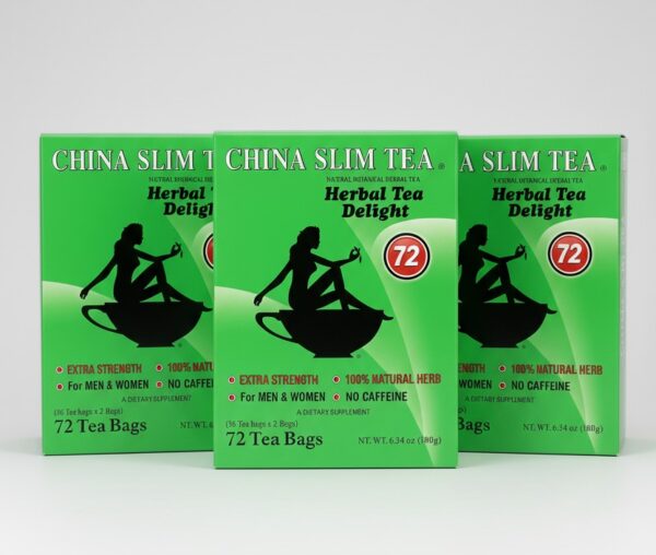 China Slim Tea Extra Strength 72 Tea Bags